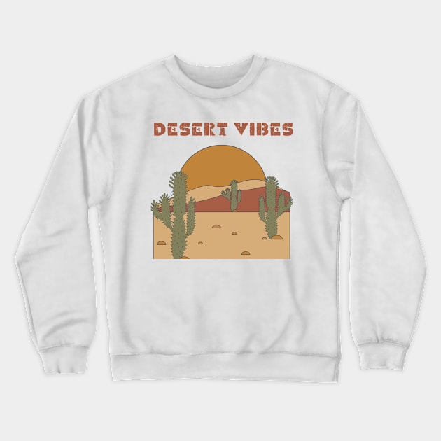 Desert Vibes Crewneck Sweatshirt by Syntax Wear